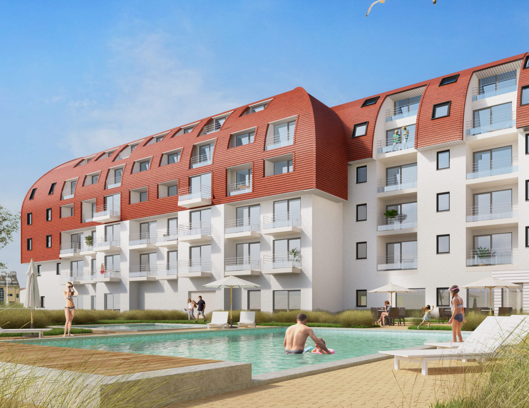 business flat Zeebrugge van Chateau Residenties
