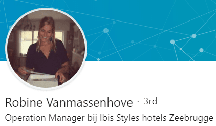 LinkeIn-profiel van Robine Vanmassenhove