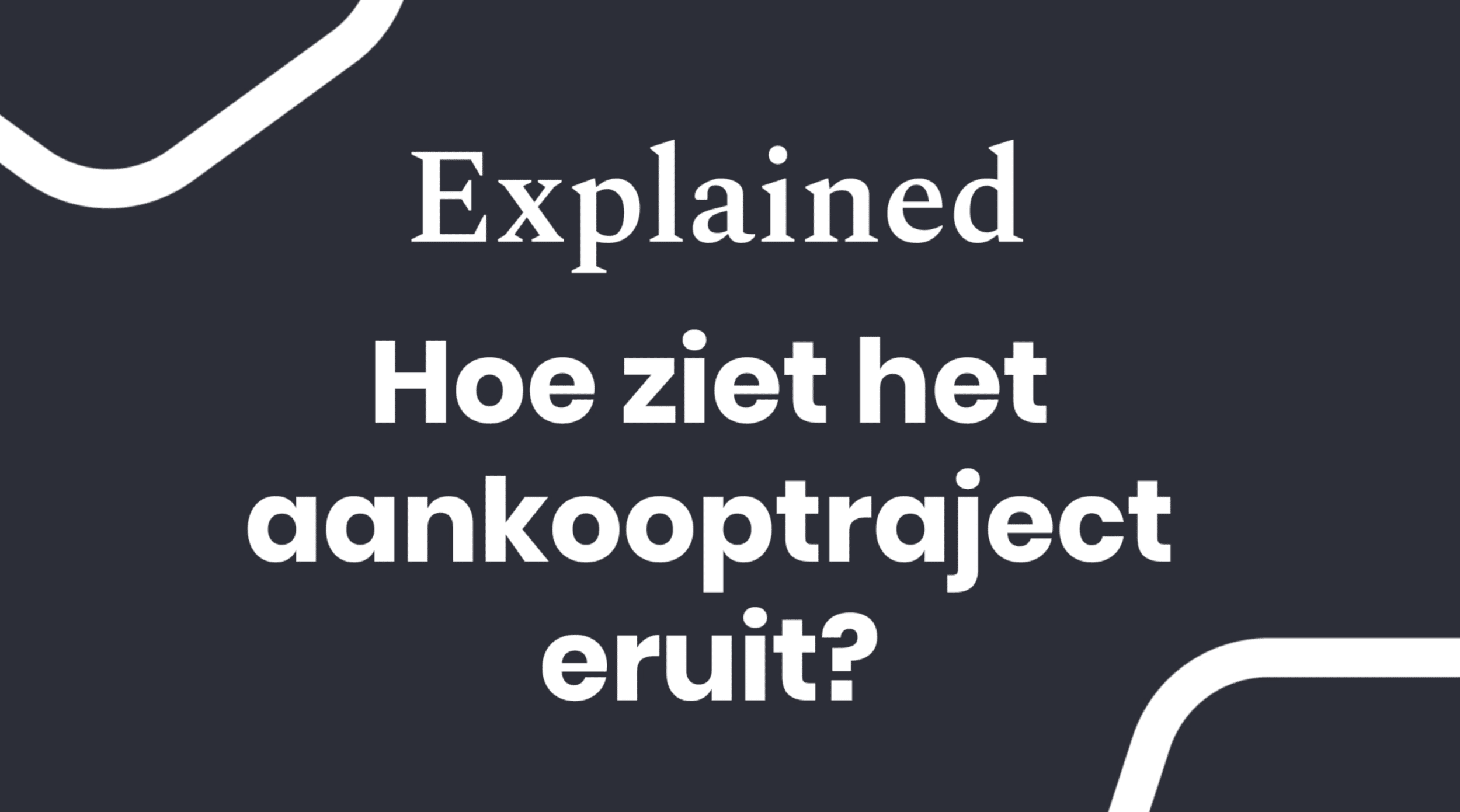 Aankooptraject